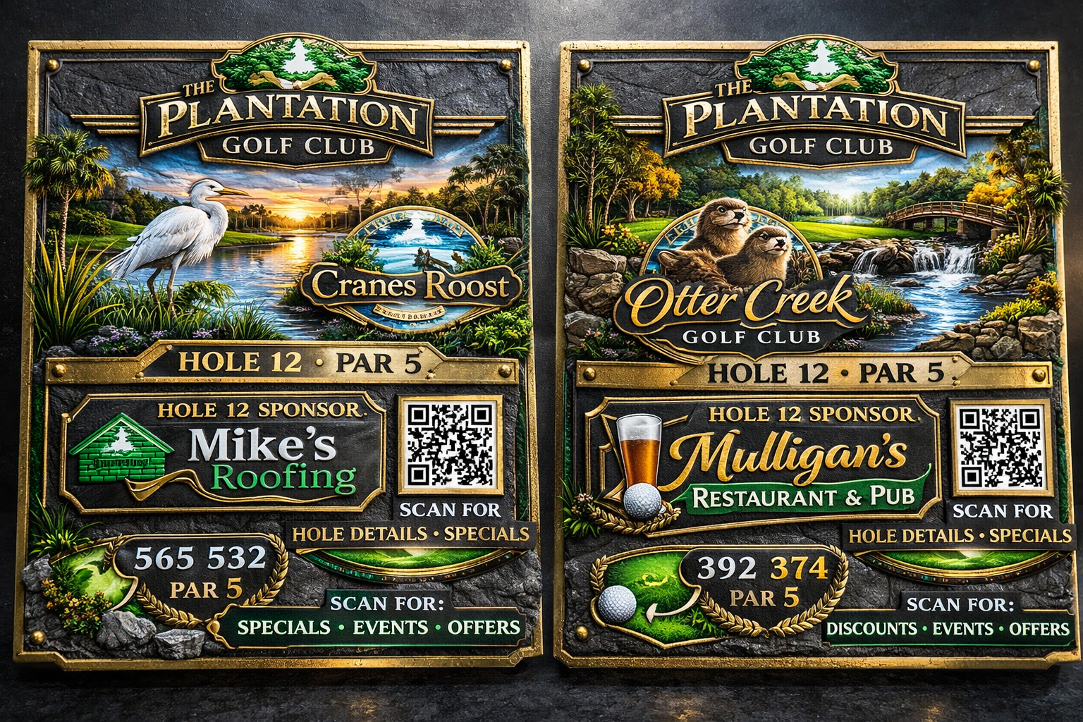 Custom replacement concept designed specifically for the monument and club identity